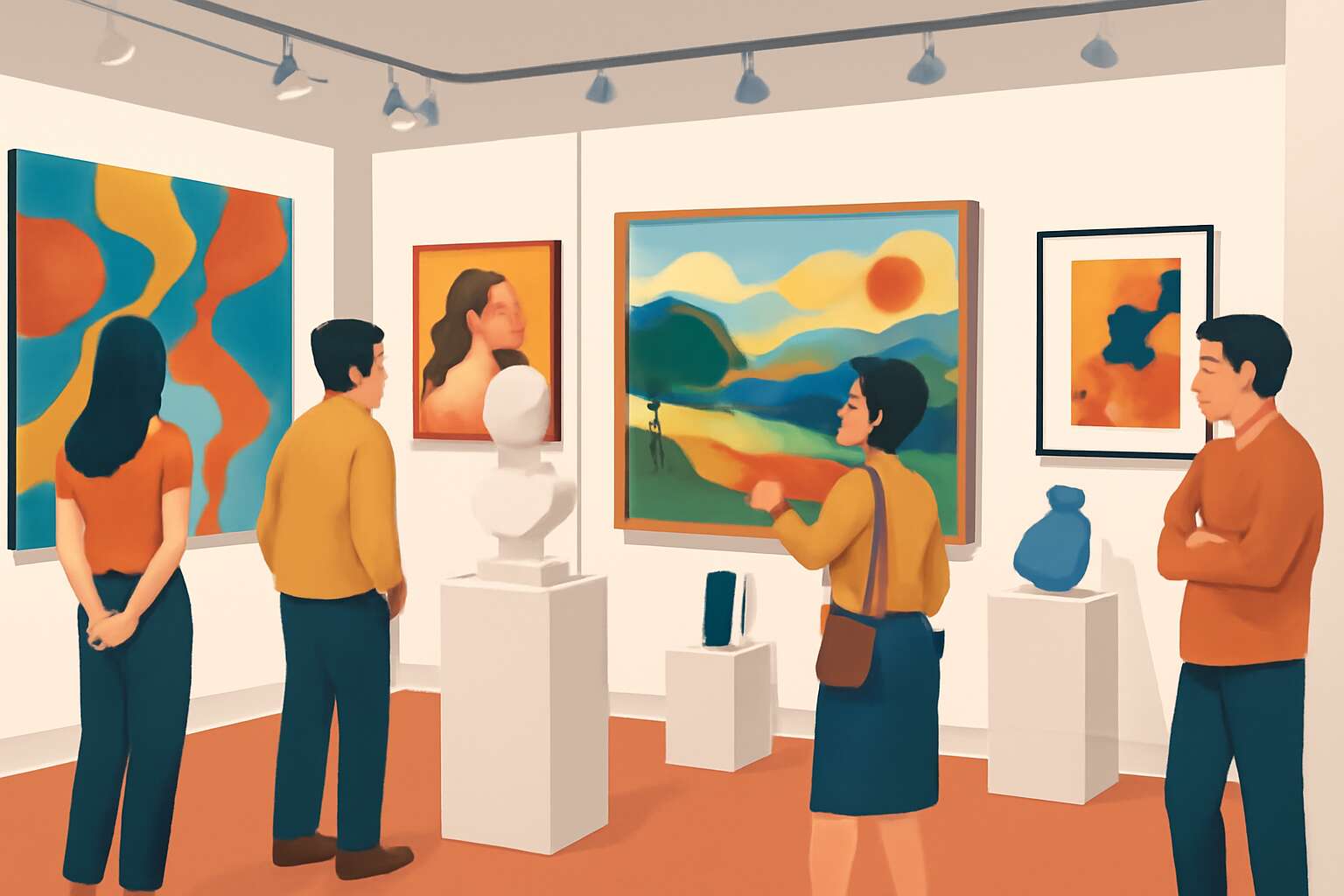 art exhibition vs exhibit