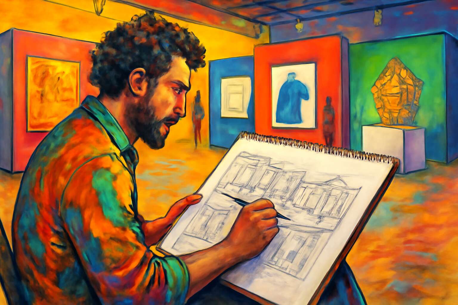 exhibition drawing