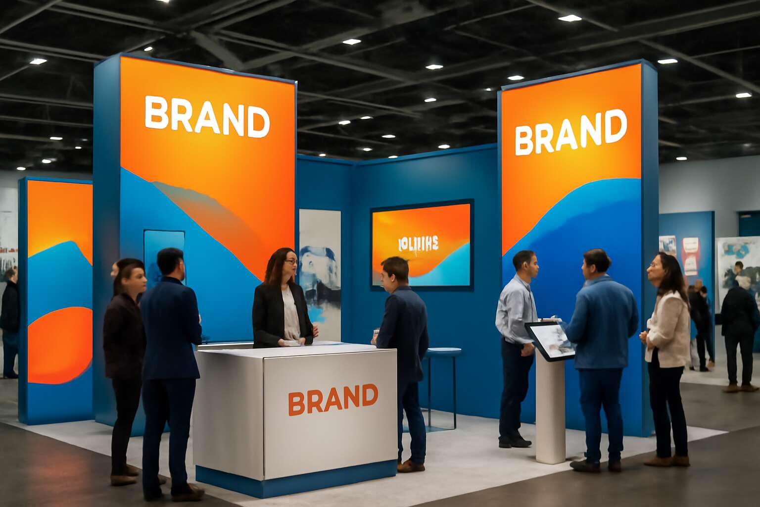 exhibition stand other words