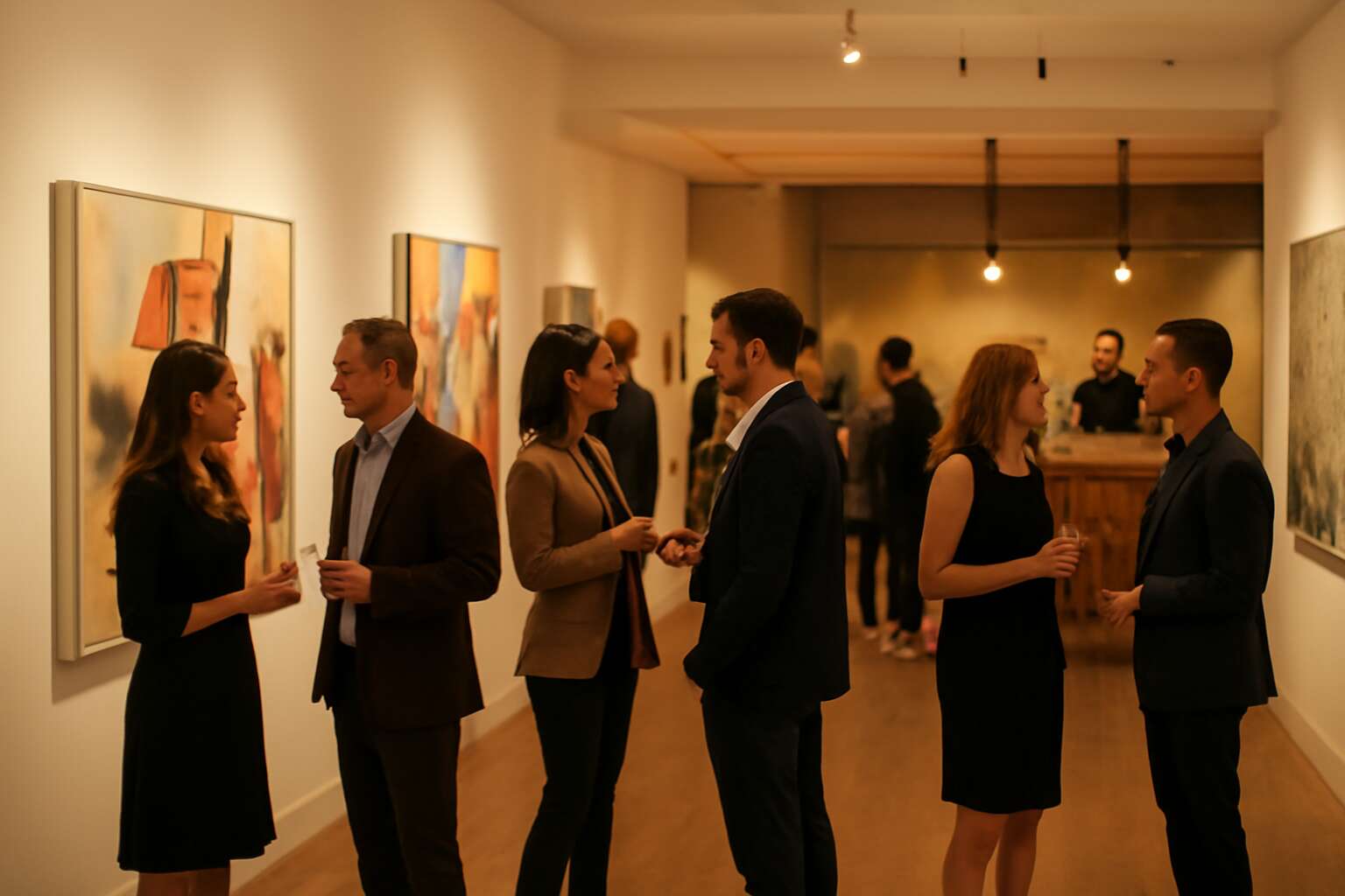 exhibition reception event